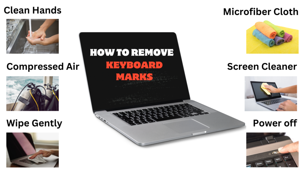 how to remove keyboard marks
